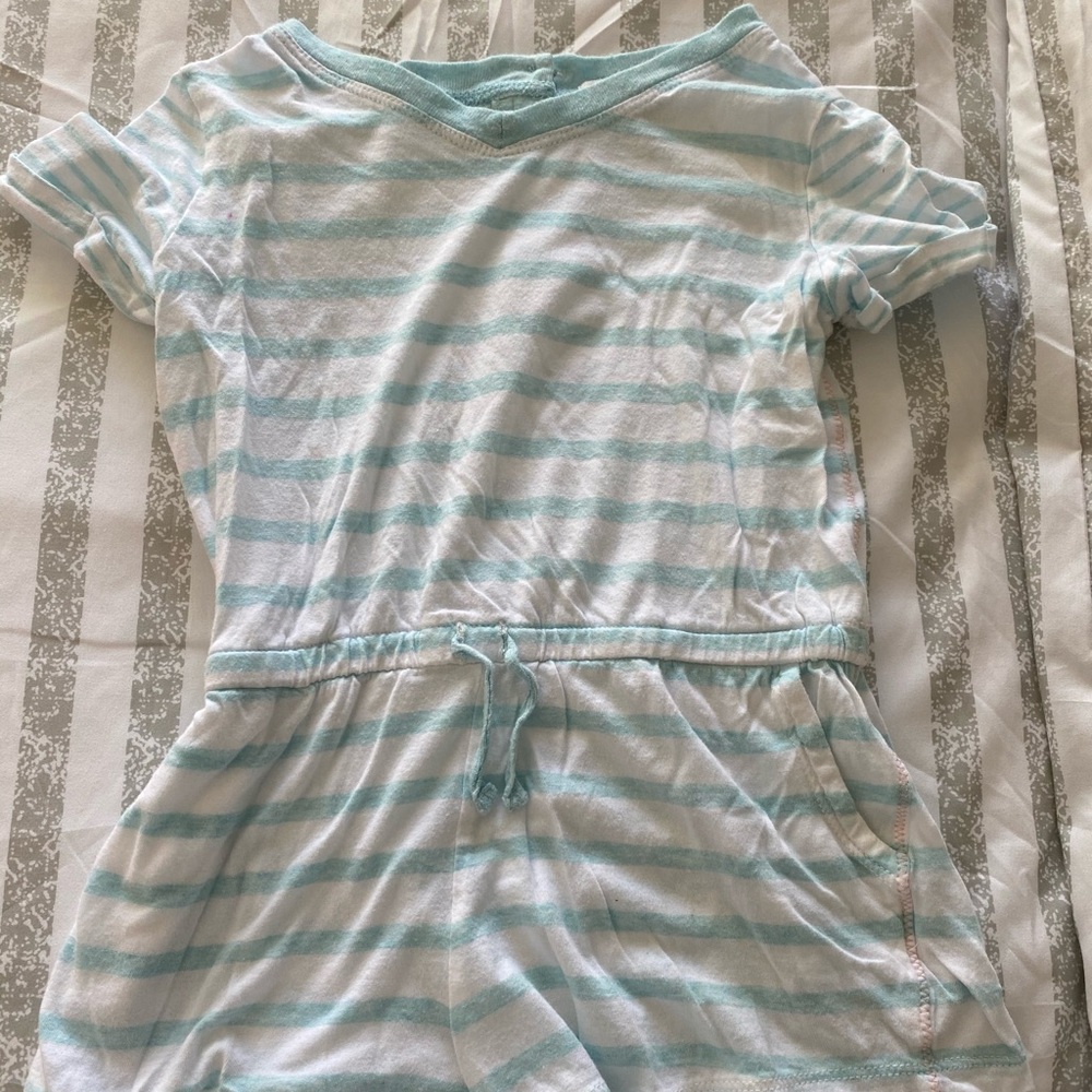 Splendid girls button back romper